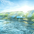 Beautiful waves of light